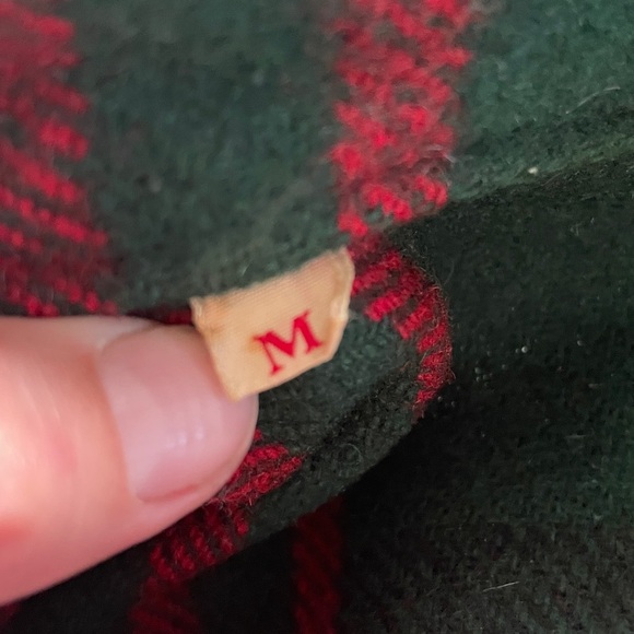 Vintage Woolrich Red and Green Plaid Wool Jacket size Medium - Picture 4 of 9